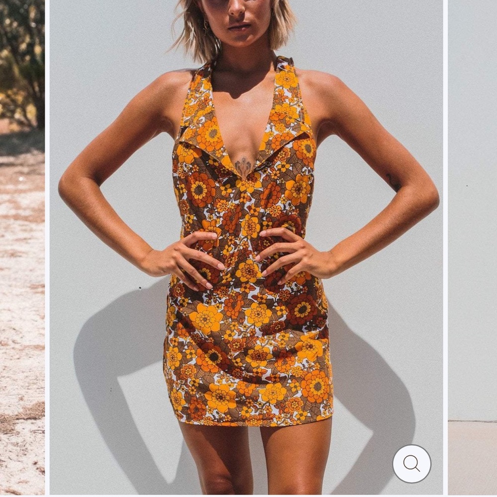 Her Pony The Label Margaux Halter Dress